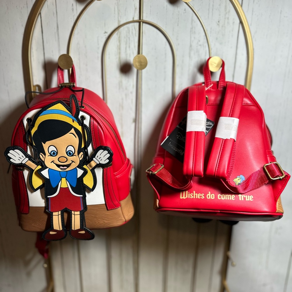 Loungefly Pinocchio Marionette Mini Backpack - Picture 3 of 3